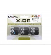 Karakal X-DRI 3-in-a-Pack Over Grip (Black)
